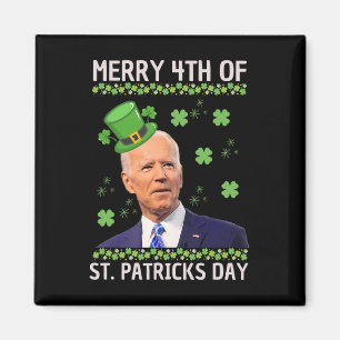 Aimant Drôle Joyeux 4ème jour de la Saint-Patrick Confus 