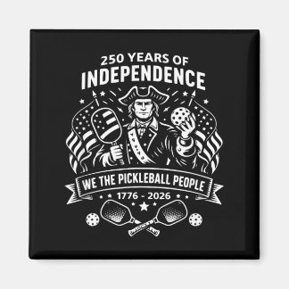 Aimant Drôle Les Gens de Pickleball 250 Ans USA 4 Juillet