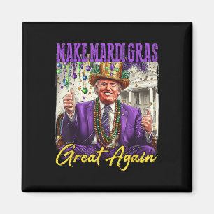 Aimant Drôle Mardi Gras Donald Trump Mardi Gras Américain