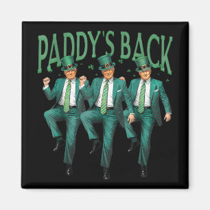 Aimant Drôle Paddy Retour Trump Jour de la Saint Patrick 
