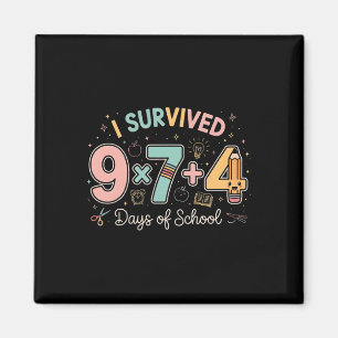 Aimant Drôle Six Sept 67 Jours D'école Mème Math Enseigna