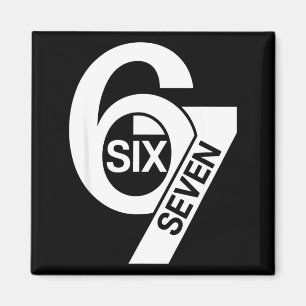 Aimant Drôle Six Sept 6 7 Mème Dire Génération Alpha Argo