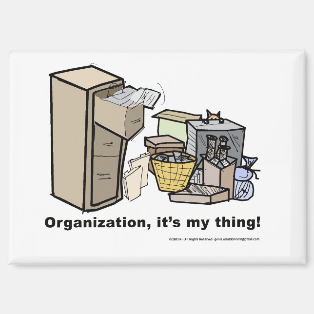 Aimant drôle sur l'organisation (Recto)