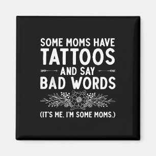 Aimant Drôle Tatouage Conception Pour Maman Femmes Tatoua