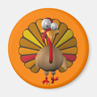 Aimant Drôle Thanksgiving Turquie