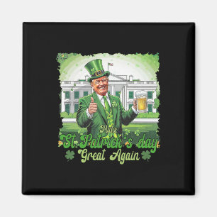 Aimant Drôle Trump Faire St Patrick's Day Grande Encore I