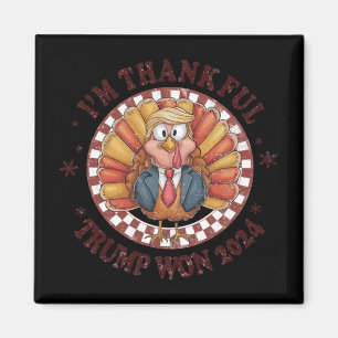 Aimant Drôle Trump Thanksgiving Je remercie Trump Won 20