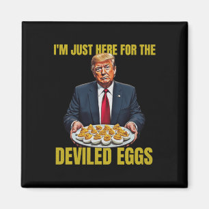 Aimant Drôle Trump Thanksgiving Je suis juste ici pour le