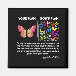 Aimant Drôle Votre Plan Et Le Plan De Dieu Papillons Esaï