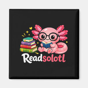 Aimant Drôles lectures adorables readsolotl amateurs de l