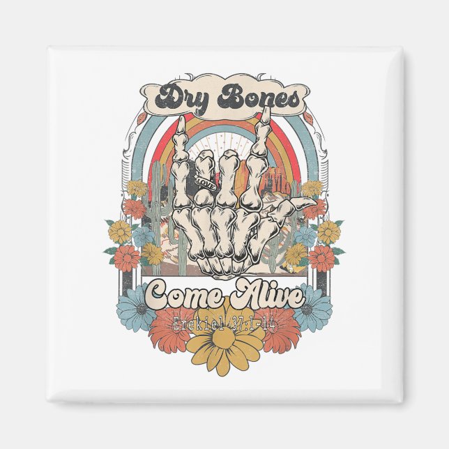 Aimant Dry Bones Come Alive Christian, Christian Motivati (Devant)