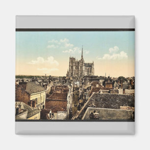 Aimant Du belfrey, cru Photochro d'Amiens, France