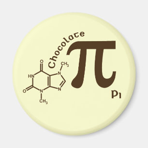 Aimant du chocolat pi de jour de pi