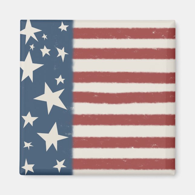 Aimant du drapeau américain (Devant)