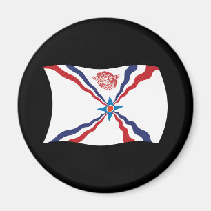 Aimant du drapeau de la nation assyrienne