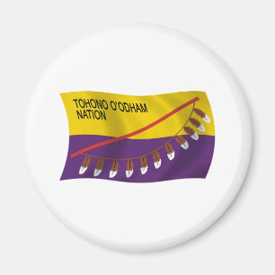Aimant du drapeau de la nation Tohono O'odham