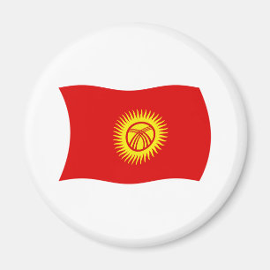Aimant du drapeau de la République kirghize