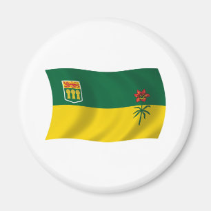 Aimant du drapeau de la Saskatchewan