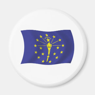 Aimant du drapeau de l'Indiana