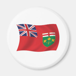 Aimant du drapeau de l'Ontario