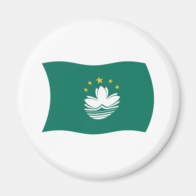 Aimant du drapeau de Macao (Devant)