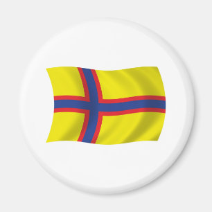 Aimant du drapeau des Finnois d'Ingrie
