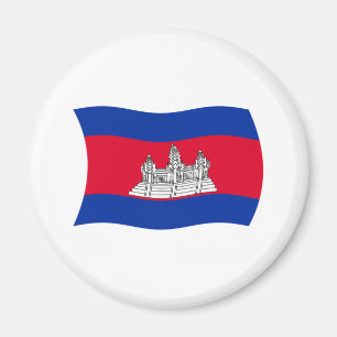 Aimant du drapeau du Cambodge