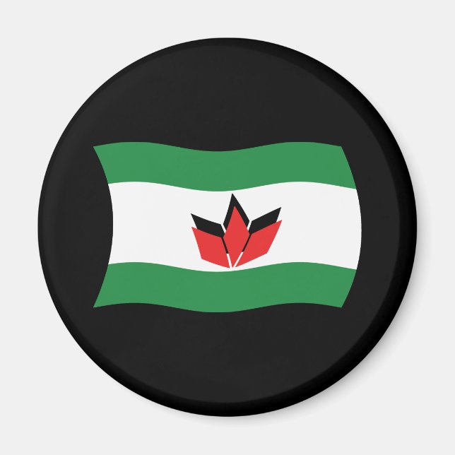 Aimant du drapeau du peuple hongrois (Devant)