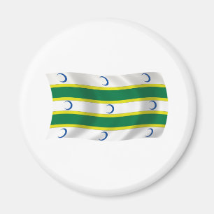 Aimant du drapeau du Turkménistan
