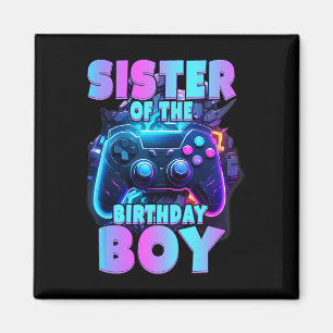 Aimant Du Jeu Vidéo Correspondant Garçon Anniversaire Ann