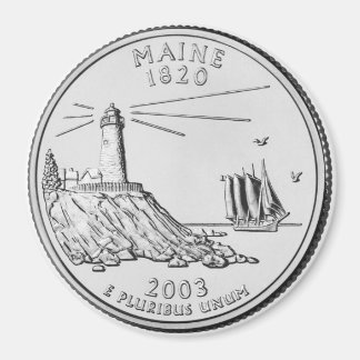 Aimant du Maine State Quarter 2003