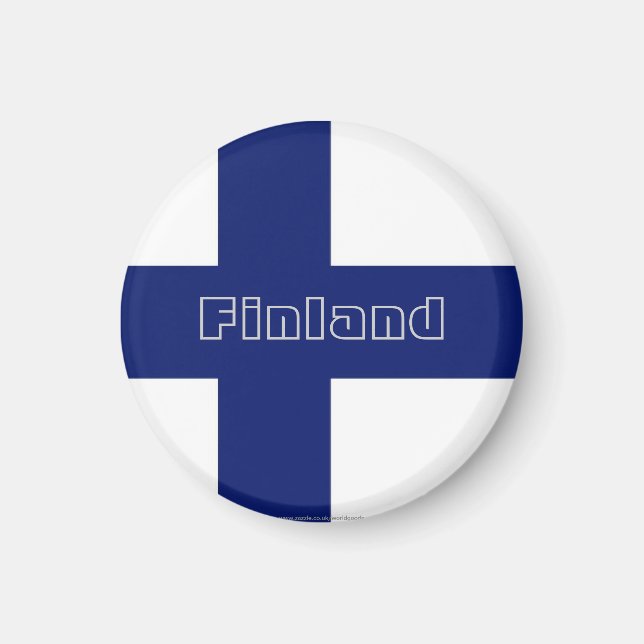 Aimant du pavillon finlandais (Devant)