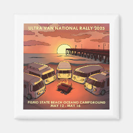 Aimant du rallye national 2025
