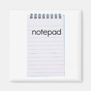 Aimant du réfrigérateur du Bloc-notes