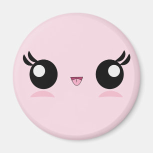 Aimant du visage de bébé de Kawaii