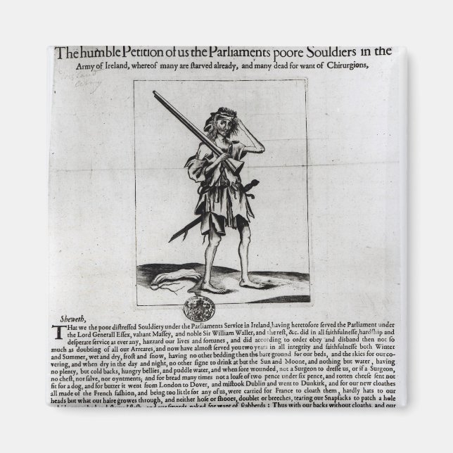 Aimant Dublin Broadsheet, 1647 (Devant)