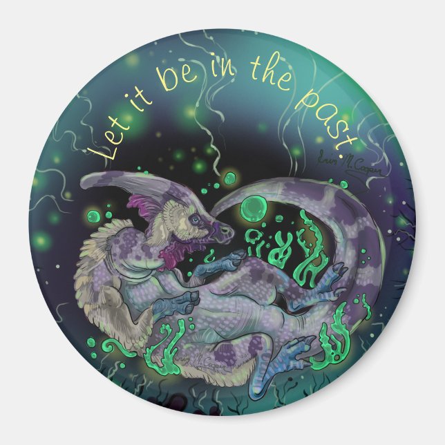 Aimant Duckbill Dinosaur (Devant)