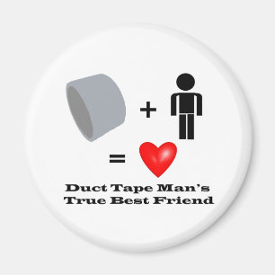 Aimant Duct Tape Homme meilleur ami Handyman Humour