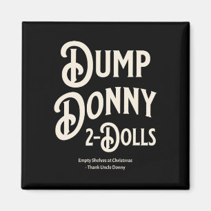 Aimant Dump Donny 2 poupées deux poupées Trump Tarifs Hum