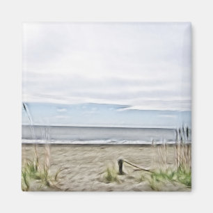 Aimant Dunes de la mer côtière de Caroline du Nord