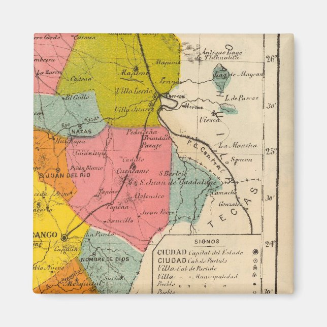 Aimant Durango, Mexique (Devant)