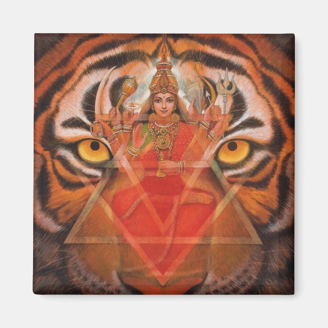 Aimant Durga & Tigre (Devant)