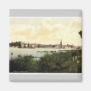 Aimant Dusseldorf du Rhin, le Rhin, clas de l'Allemagne