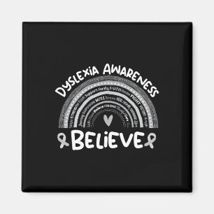 Aimant Dyslexie Mois de la sensibilisation Dyslexie des c