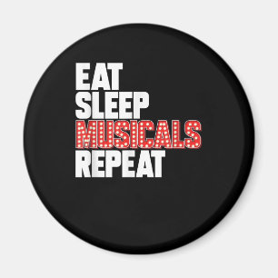 Aimant Eat Sleep Comédie musicale Répéter Actrice de Broa