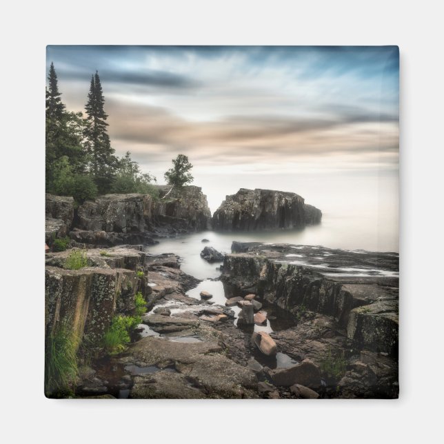 Aimant Eau | Lac Supérieur Grand Marais, Minnesota (Devant)