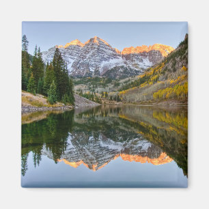 Aimant Eau Maroon Bells Lake Aspen Trees