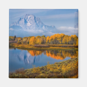 Aimant Eau Oxbow Bend Jackson Wyoming