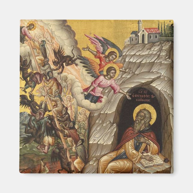 Aimant Échelle de l'Ascent Divin par Emmanuel Tzanes (Devant)