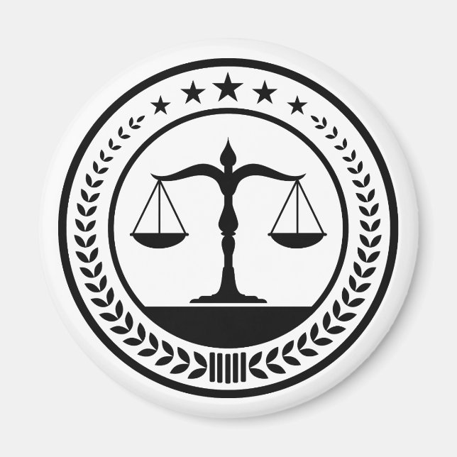 Aimant Échelles de justice | Classique (Devant)